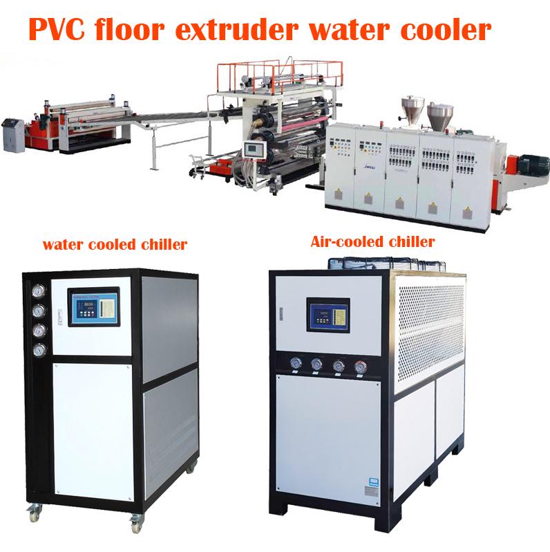 Peran yang dimainkan oleh lantai PVC membentuk chiller di jalur produksi